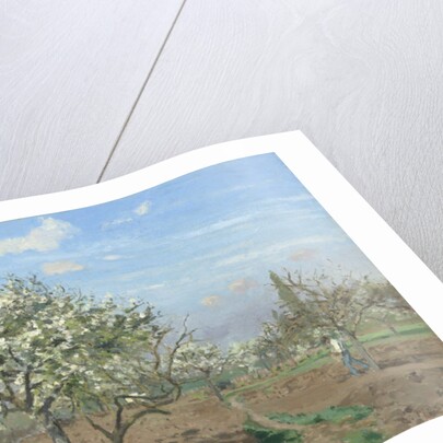 Orchard in Bloom, Louveciennes, 1872 by Camille Pissarro