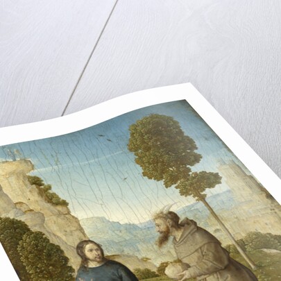 Temptation Of Christ In The Wilderness, c.1500-4 by Juan de Flandes