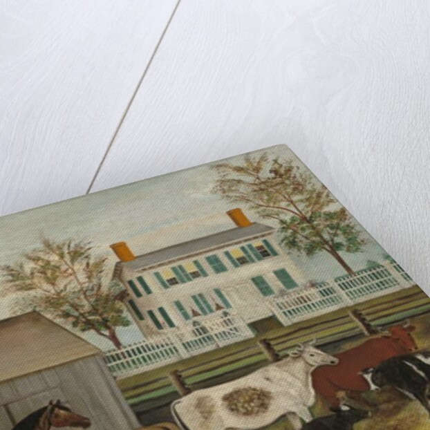 The Barnyard, late 19th century by Amizi Emmons Zeliff