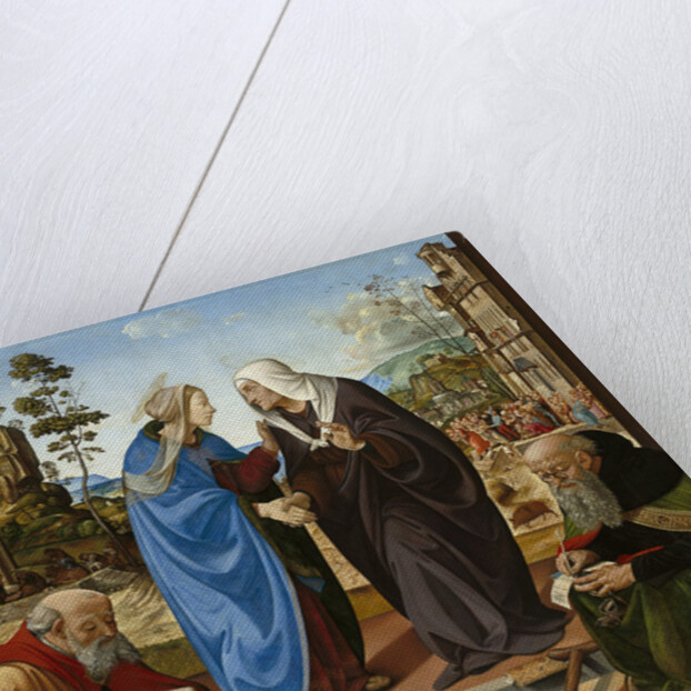 Visitation with St. Nicholas and St. Anthony Abbot, c.1490 by Piero di Cosimo