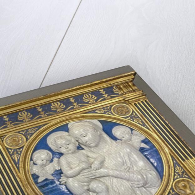 Madonna & Child with Cherubs, c.1485 by Andrea Della Robbia