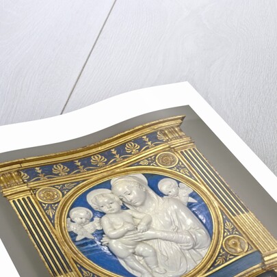 Madonna & Child with Cherubs, c.1485 by Andrea Della Robbia