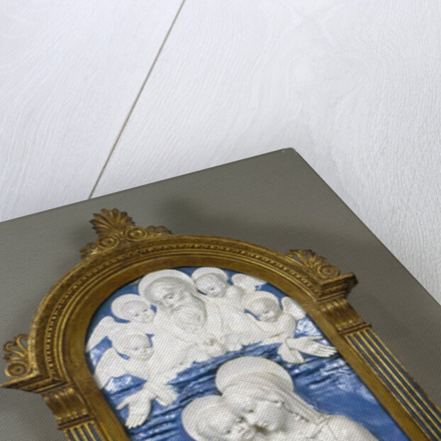 Madonna and Child with God the Father and Cherubim, 1480-90 by Andrea Della Robbia