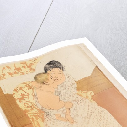 Maternal Caress, 1890-1 by Mary Stevenson Cassatt