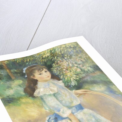 Girl with a Hoop, 1885 by Pierre Auguste Renoir