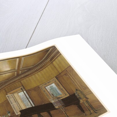 The Music Room of Archduchess Margarete, Princess of Saxony, in Schloss Ambras, 1870-9 by Heinrich von Förster