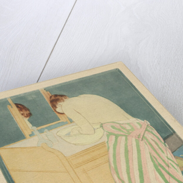 Woman bathing, 1890-1 by Mary Stevenson Cassatt