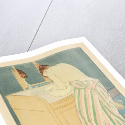 Woman bathing, 1890-1 by Mary Stevenson Cassatt