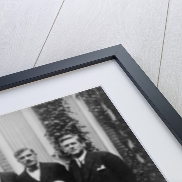 Sigmund Freud with colleagues at a psychoanalytic congress in The Hague, 1920 by Anonymous