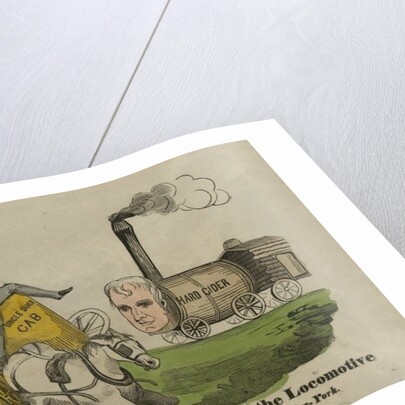 The people's line--Take care of the locomotive, 1840 by American School