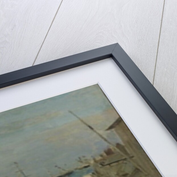 The Harbour at Cherbourg, 1871 by Berthe Morisot