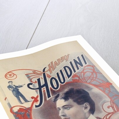 Harry Houdini, King of Cards, 1895 by American School
