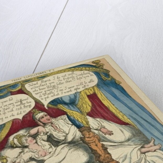 The Archduchess Maria Louisa going to take her NAP, 1810 by Thomas Rowlandson