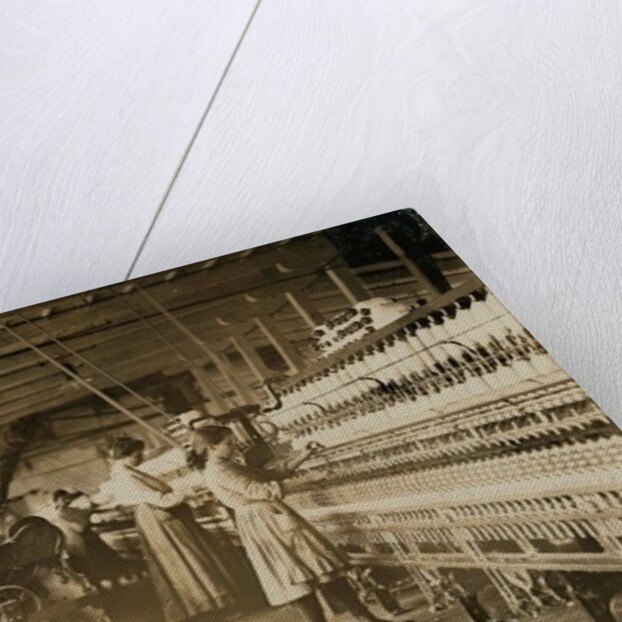 Two young spinners in Catawba Cotton Mills, Newton, North Carolina, 1908 by Lewis Wickes Hine