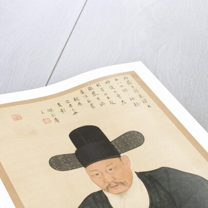 Portrait of Scholar-official Ahn in his Fifties, 19th century by Chae-gwan Yi