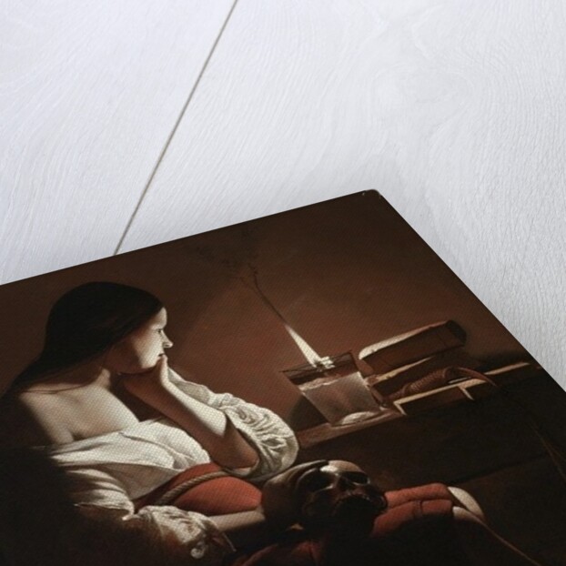 The Magdalen with the Night Light, c.1638-40 by Georges de la Tour