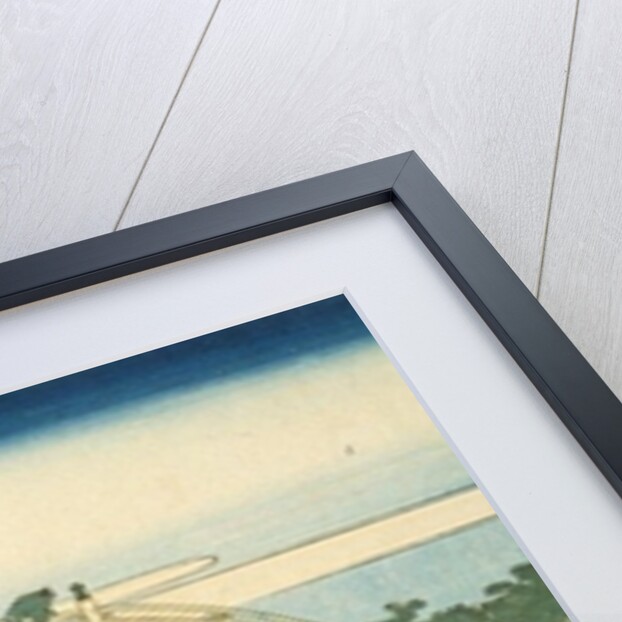 Drum Bridge of Kameido Tenjin Shrine from the Series Wondrous Views of Famous Bridges in All the Province, 19th century by Katsushika Hokusai (after)