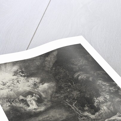 The Angel Appearing to the Shepherds, 1634 by Rembrandt Harmensz. van Rijn