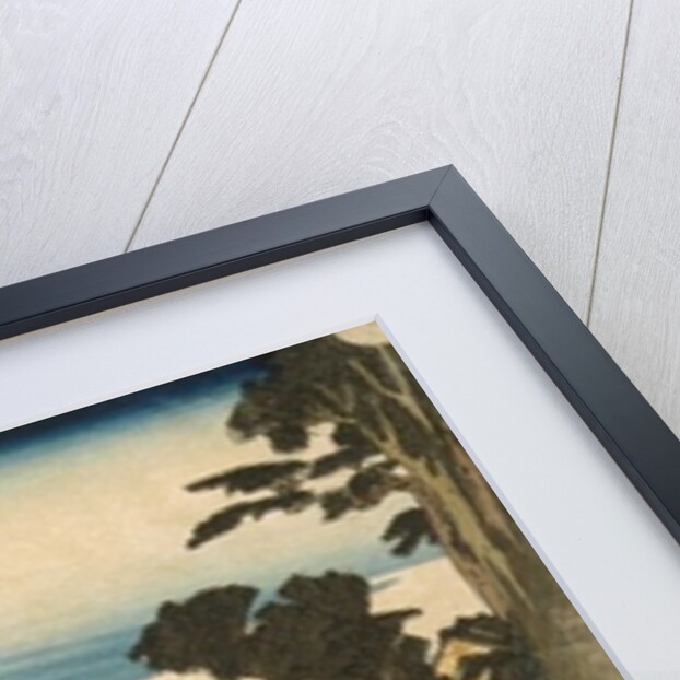 Shinagawa: Departure of a Daimyō from the series 53 Stations of the Tokaido, 1831-4 by Ando or Utagawa Hiroshige