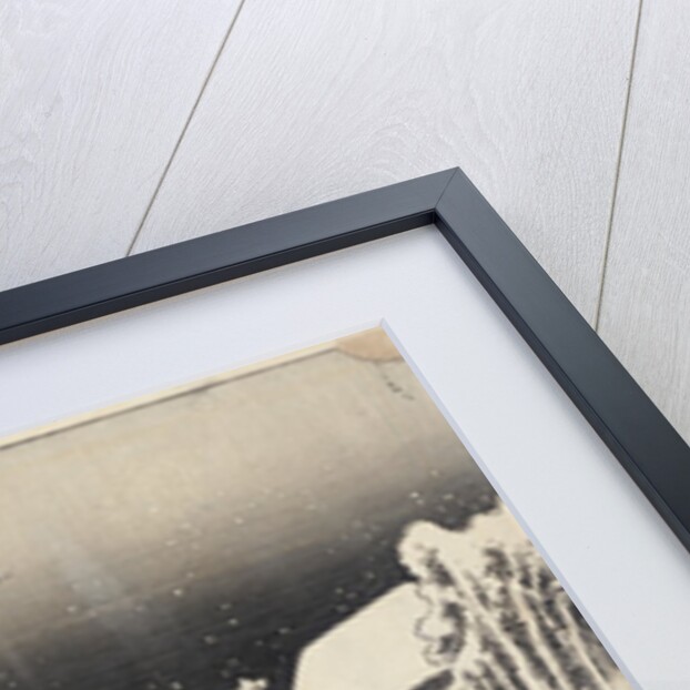 Evening Snow at Kanbara from the series 53 Stations of the Tokaido, c.1833-4 by Ando or Utagawa Hiroshige