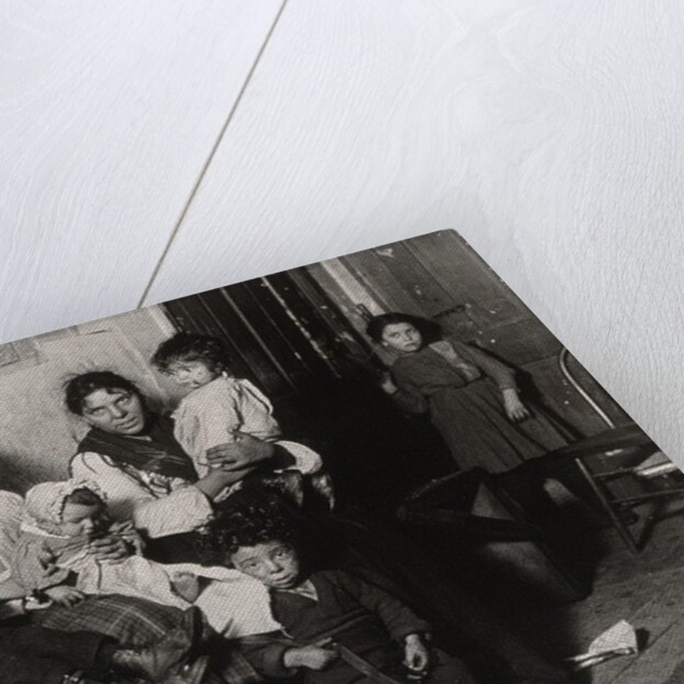 An Italian home near Hull House, Chicago, 1910 by Lewis Wickes Hine