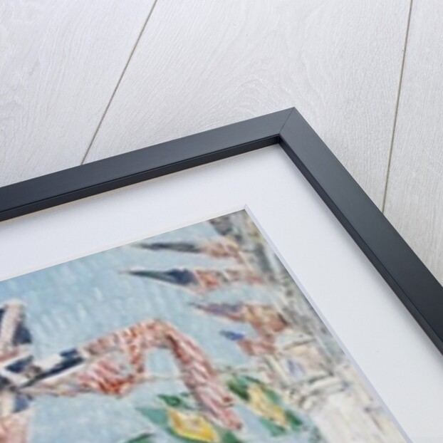 Avenue of the Allies: Brazil, Belgium, 1918 36 5/16 x 24 5/16 in. by Childe Frederick Hassam