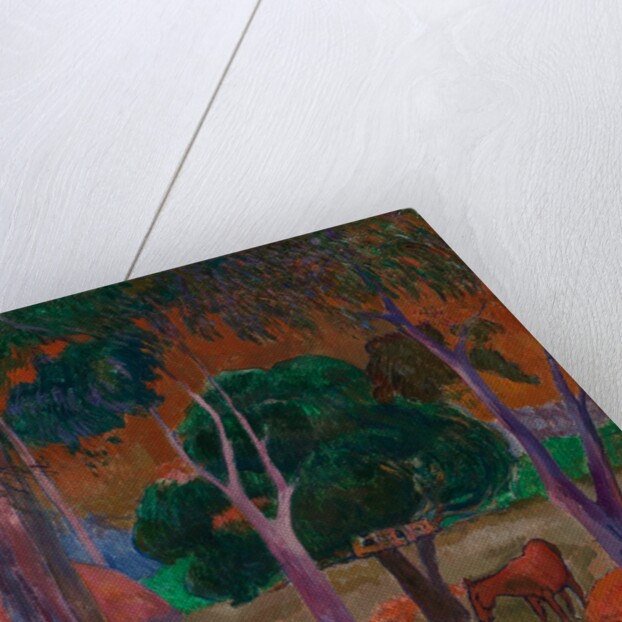 Landscape with a Pig and a Horse, 1903 by Paul Gauguin