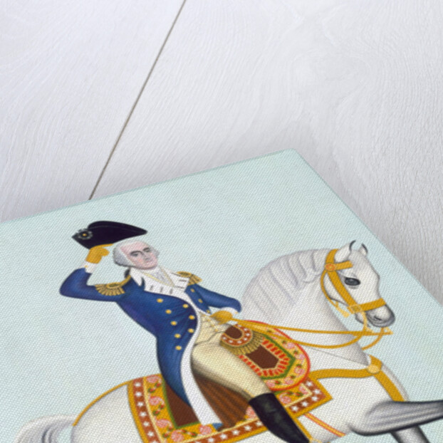 General Washington on a White Charger, c.1835 by American School