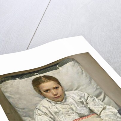 Sick Girl, 1881 by Christian Krohg