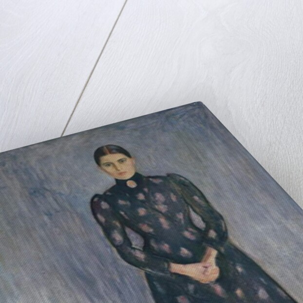 Inger in Black and Violet, 1892 by Edvard Munch