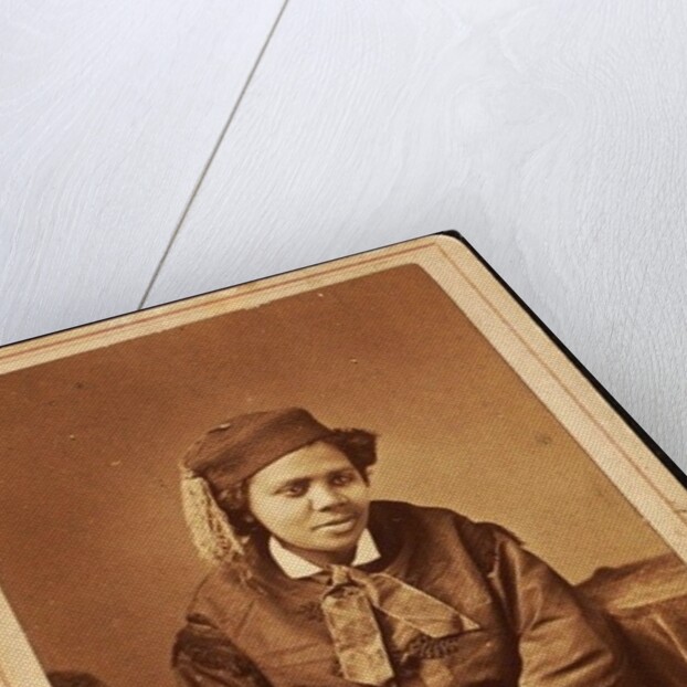 Carte de visite of Edmonia Lewis, c.1870 by Henry Rocher