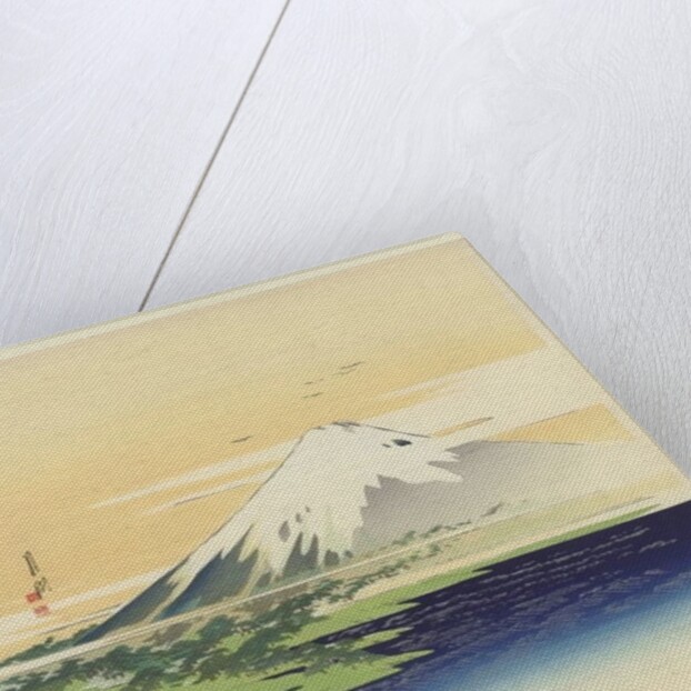 Fuji from the beach at Mio, 1900-10 by Ogata Gekko