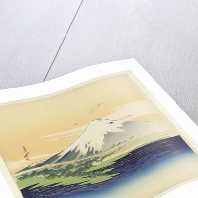 Fuji from the beach at Mio, 1900-10 by Ogata Gekko