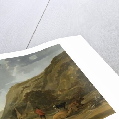 River Landscape with Riders, 1653-7 by Aelbert Cuyp