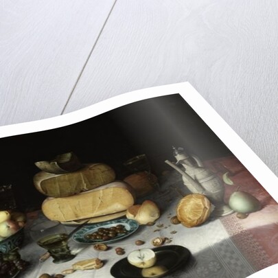 Still Life with Cheese, c.1615 by Floris Claesz. van Dyck