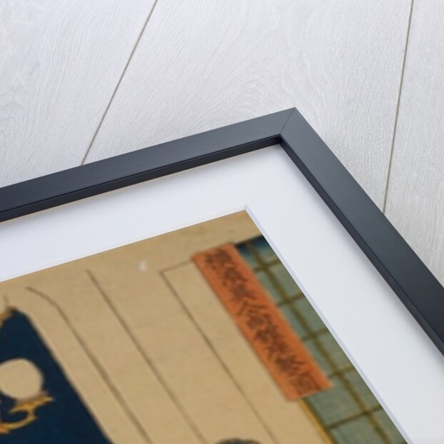 Parlour of a foreign mercantile house in Yokohama, 1861 by Utagawa Sadahide