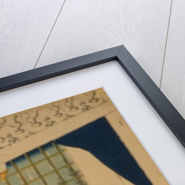 Parlour of a foreign mercantile house in Yokohama, 1861 by Utagawa Sadahide