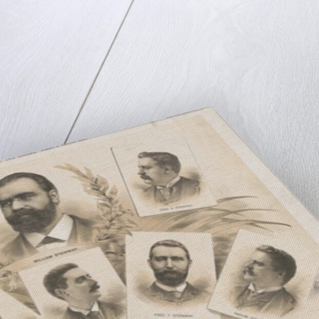 The members of the House of Steinway and Sons, 1890 by American School