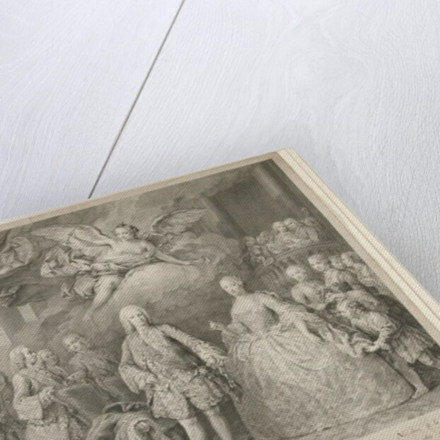 Ferdinand VI and his queen Maria Barbara of Braganza with Scarlatti and the celebrated Italian castrato Farinelli, 1733-57 by Jacopo (after) Amigoni