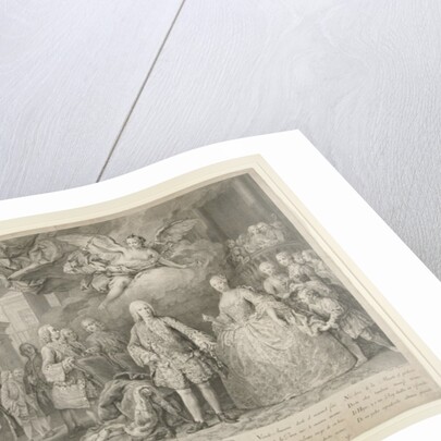 Ferdinand VI and his queen Maria Barbara of Braganza with Scarlatti and the celebrated Italian castrato Farinelli, 1733-57 by Jacopo (after) Amigoni