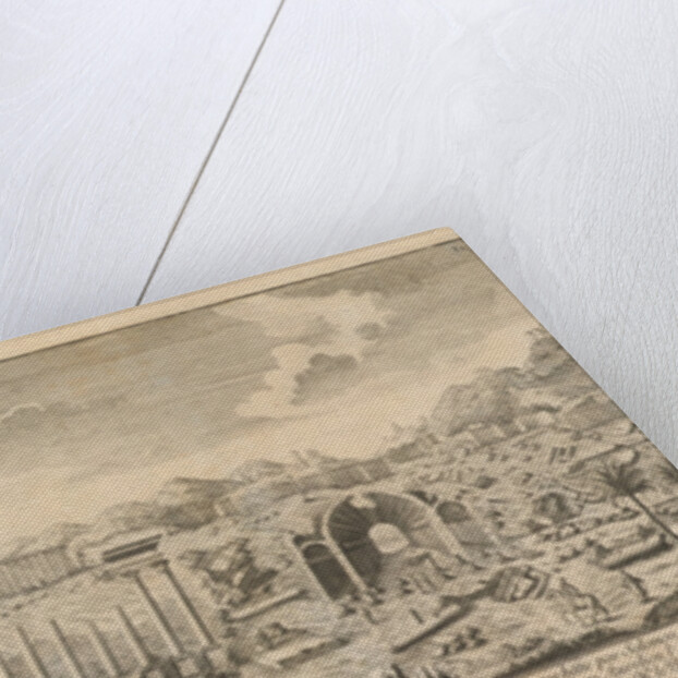 Ruins of Palmyra, ancient city of Syria, 1725 by Johann Adam Delsenbach