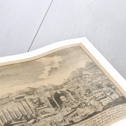 Ruins of Palmyra, ancient city of Syria, 1725 by Johann Adam Delsenbach