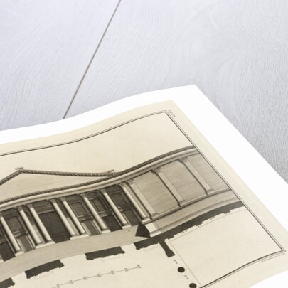 Upright of the Grand Entrance to the Court of the Temple, 1753 by Giovanni Battista Borra