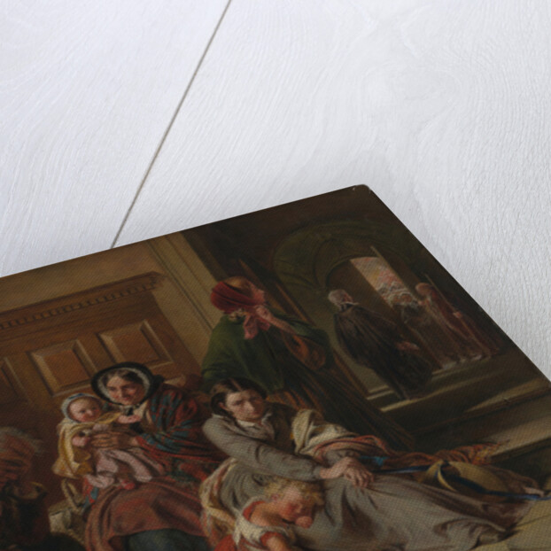 Waiting for the Verdict, 1859 by Abraham Solomon