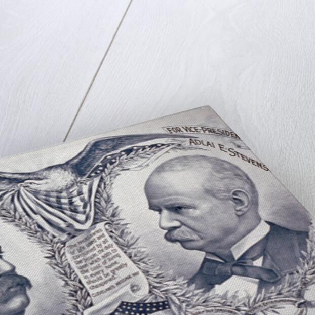 Democratic presidential campaign poster, 1892 by American School