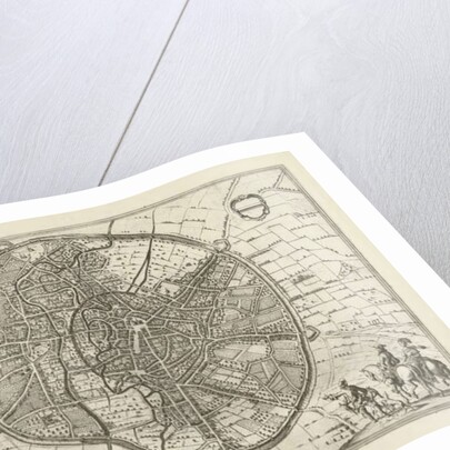Plan of Leuven, 1581 by Jan Luyken