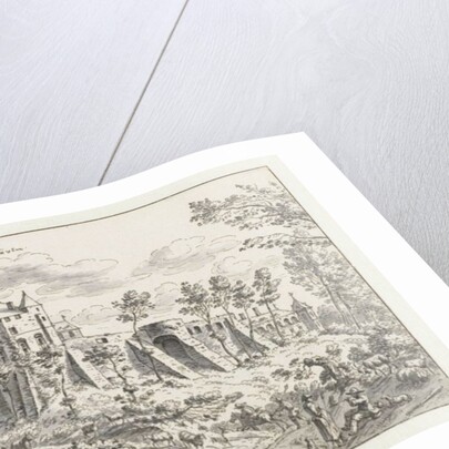 Castle of Leuven, 1675 by Josua de Grave