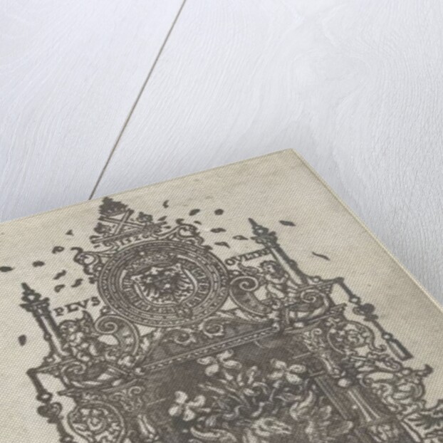 Coat of arms of the Antwerp Guild of Saint Luke, 1526 by Dirk Jacobsz Vellert