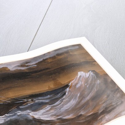 Sailboat on a Raging Sea, c.1818-9 by Theodore Gericault