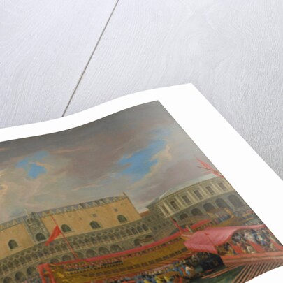 The Bucintoro Departing from the Bacino di San Marco, 1710 by Luca Carlevaris